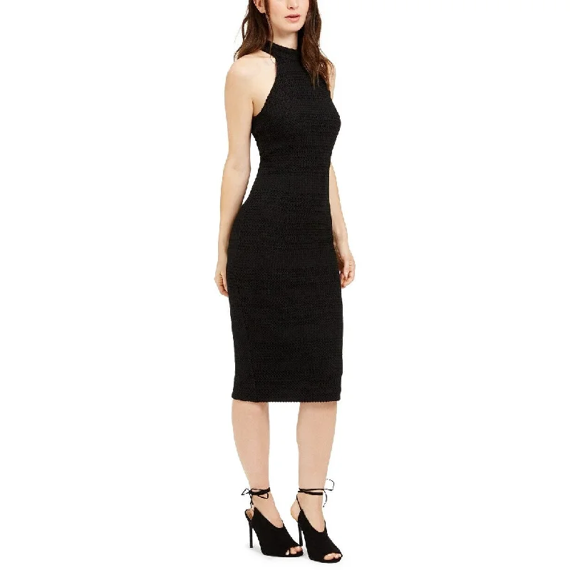 Tall Women DressTrina Trina Turk Women's Midi Sheath Dress Black Size 8