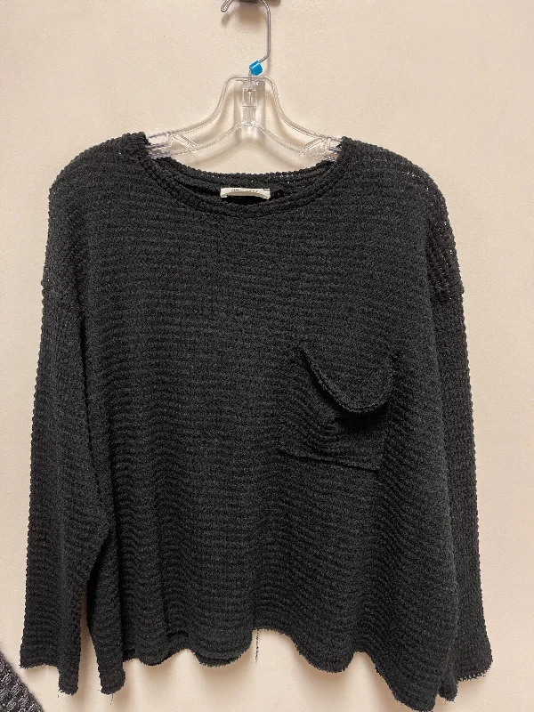 women's tops for those who want to stay cool and chic during warmer weatherTop Long Sleeve By Zenana Outfitters In Black, Size: M