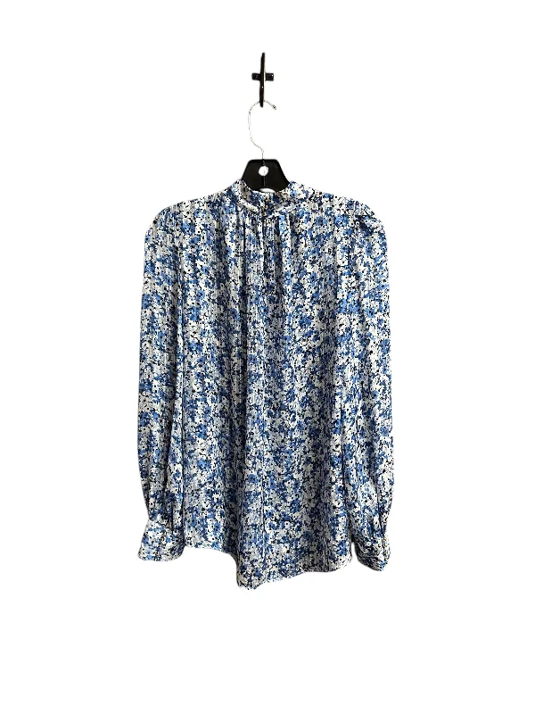 women's tops for glamorous eveningsTop Long Sleeve By H&m In Floral Print, Size: S