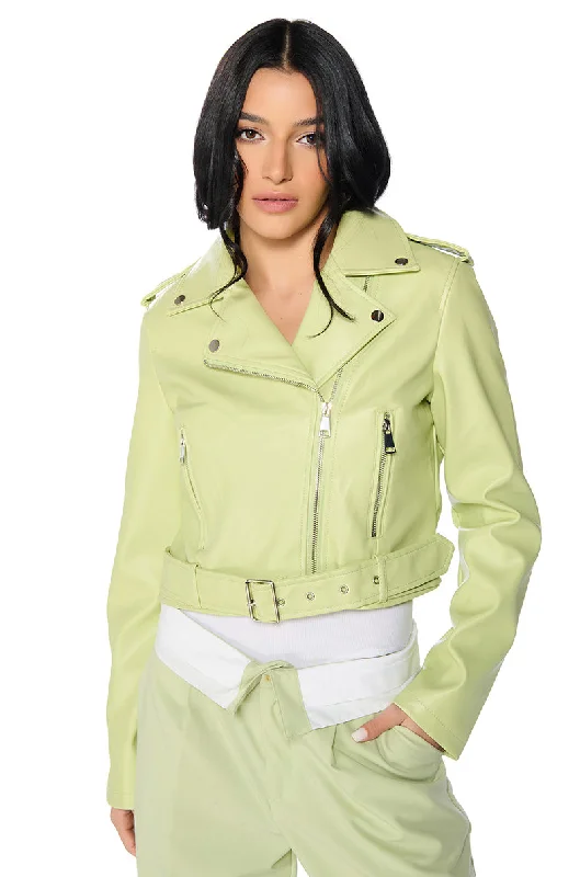 women's coats for layeringREADY FOR SPRING CROP MOTO JACKET