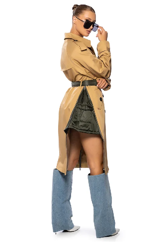 women's coats for those who believe in investing in quality fashionNOT FROM AROUND HERE TRENCH