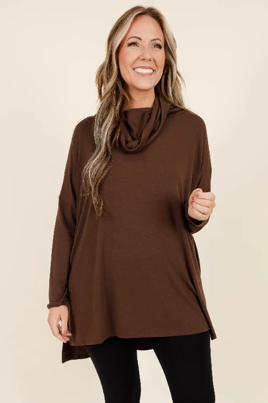 trendy women's topsCloser To Your Heart Top, Americano