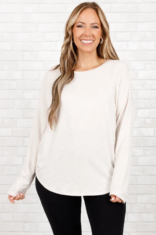 women's tops for those who want to add a pop of color to their outfitsPath Forward Top, Ivory