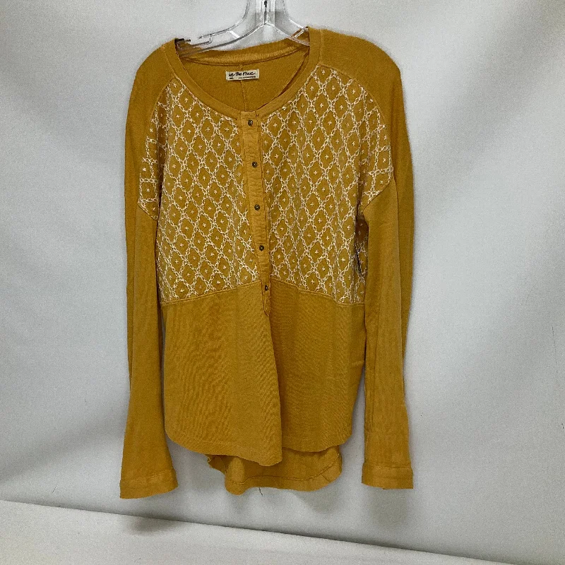 women's tops for those who want to add a touch of sophistication to their casual attireTop Long Sleeve By We The Free In Yellow, Size: S