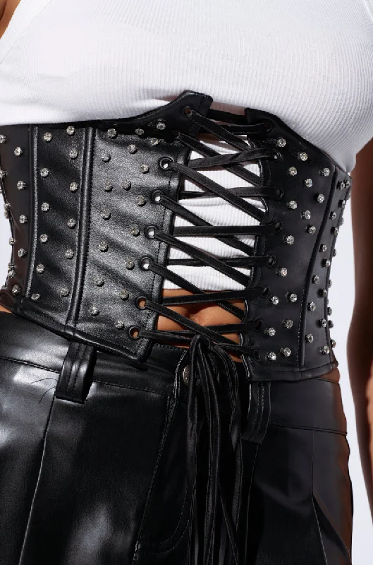 long-sleeved women's topsBLING UNDERBUST CORSET BELT