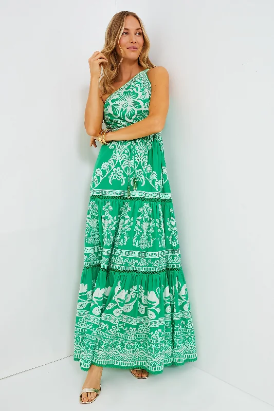 women's maternity dressesGreen Sweet Garden Maxi Dress