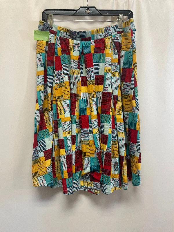 women's elastic waist skirtsSkirt Midi By Lularoe  Size: 2x