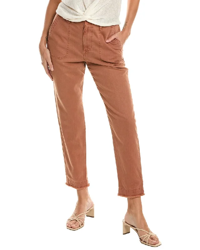 women's nursing pantsBella Dahl Dakota - Frayed Ankle Trouser