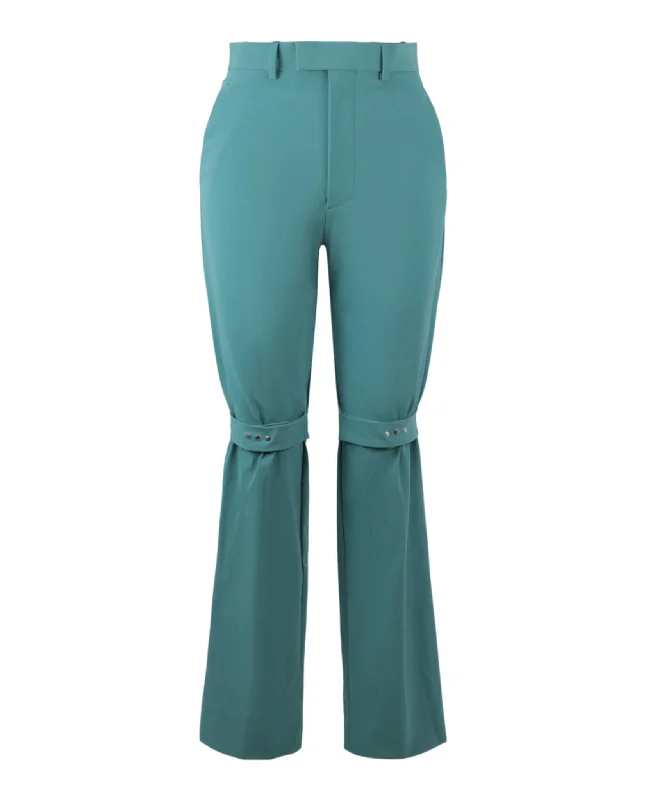 women's cashmere pantsKnee Strap Trousers