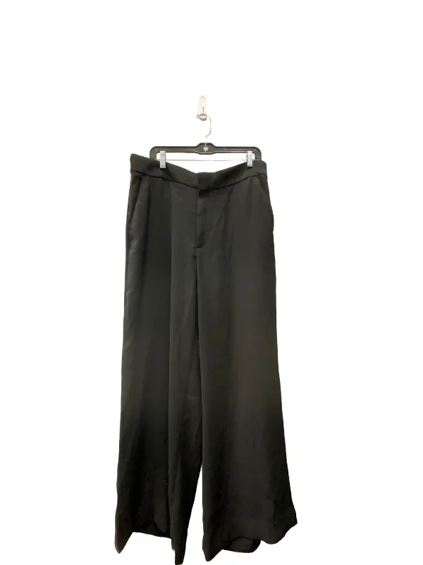 women's low-slung pantsPants Wide Leg By Banana Republic In Black, Size: 16