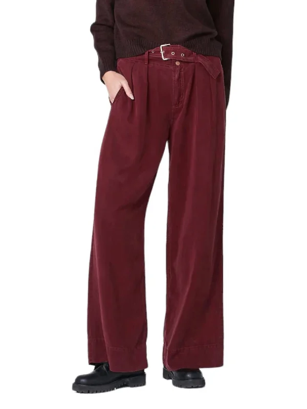 women's high-waisted pantsRasmine Trousers In Red