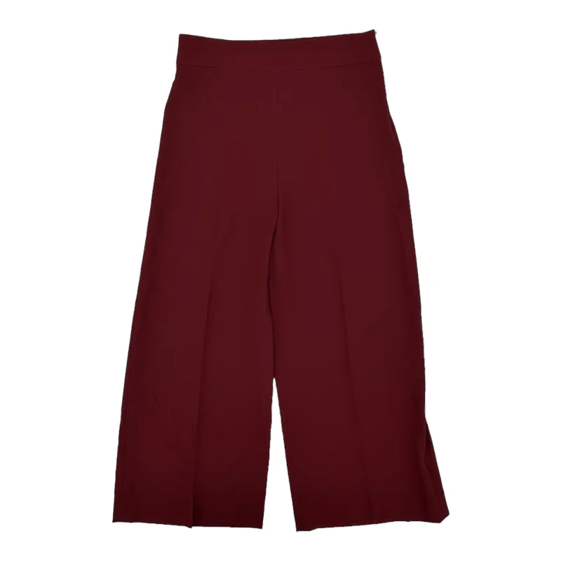 women's sweatpantsRED PANTS WIDE LEG by ZARA WOMEN Size:L