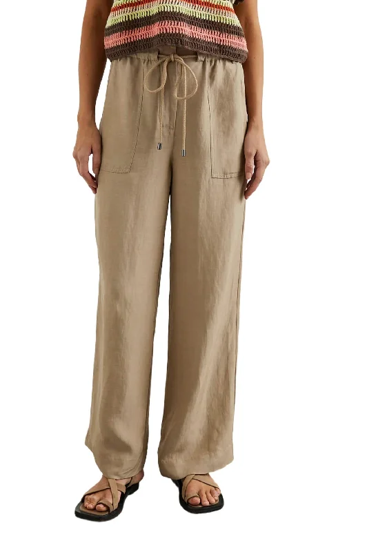 women's linen pantsRyan Pants In Safari