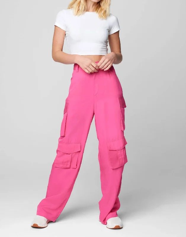 women's cotton pantsSeven Wonder S Pants In Pink