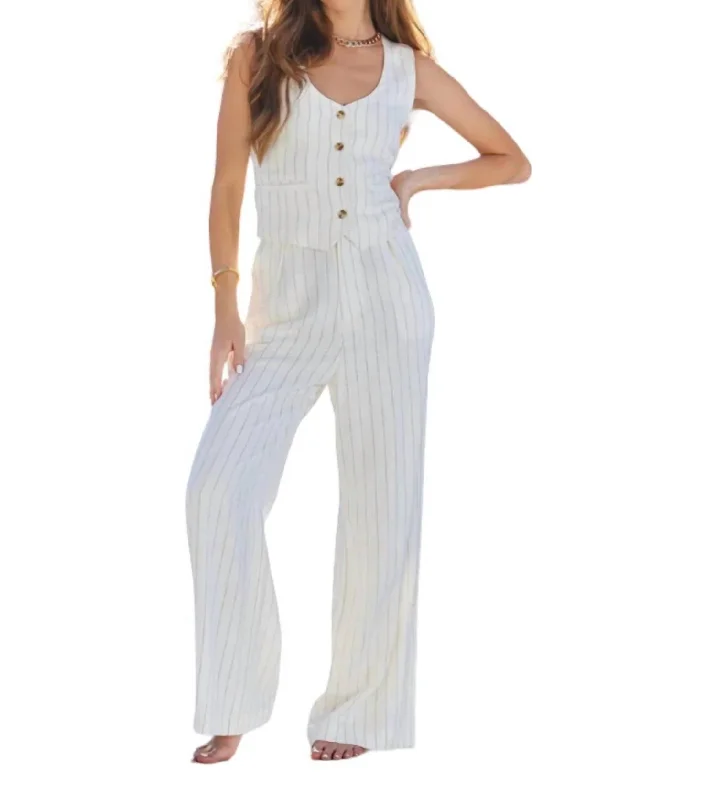 women's cropped pantsSorrento Pants In White