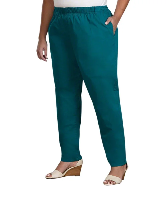 women's hot pantsTailored Stretch Twill Pants - Plus In Tidepool