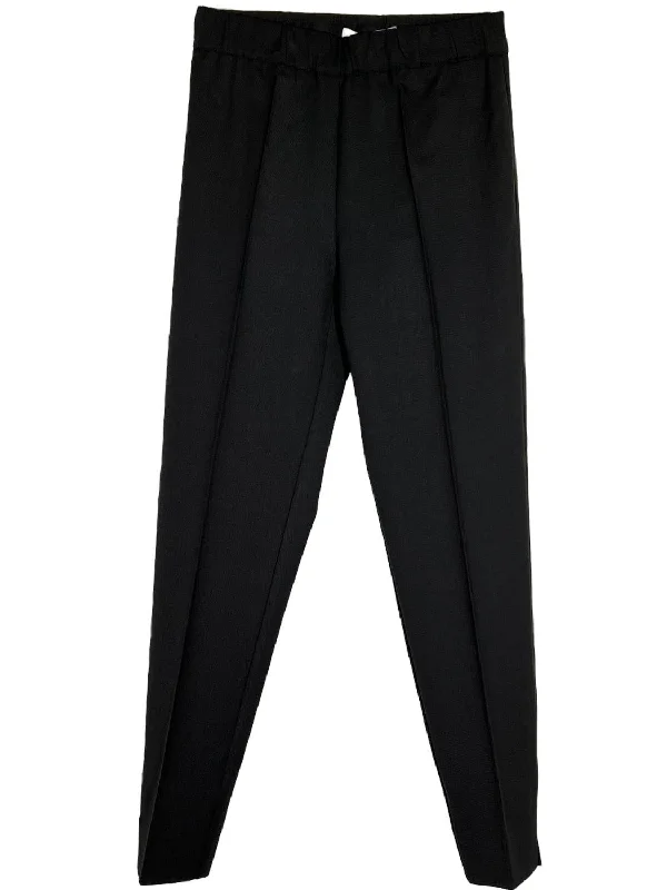 women's party pantsWomen Stretch Wool Pant In Black