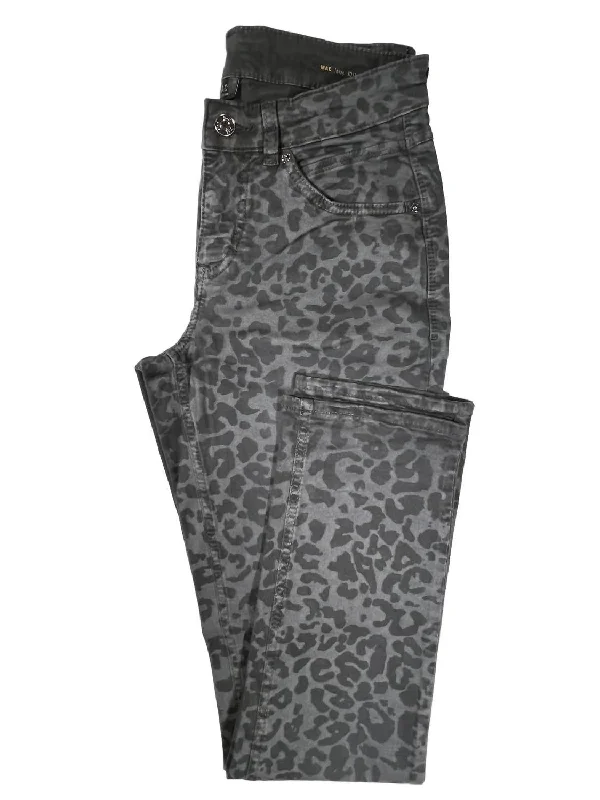 women's floral pantsWomen's Melanie Pant In Charcoal Leopard