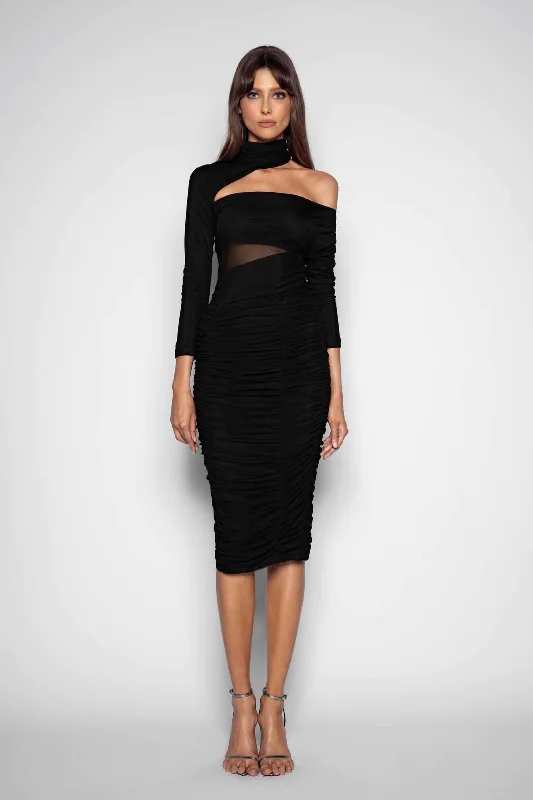 Flutter-Sleeve DressKadijah Dress - Black