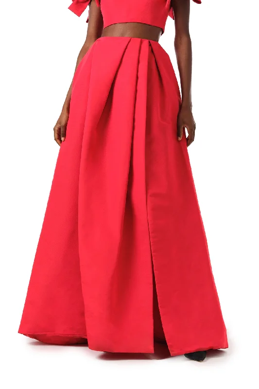 Crepe DressPleated Ballgown Skirt