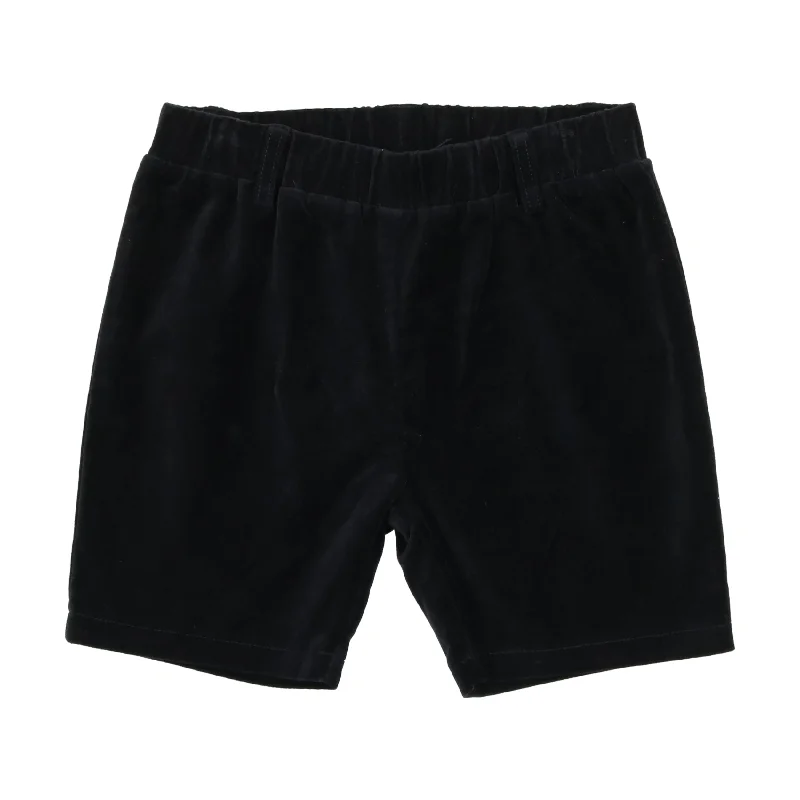 women's loungewear shortsAnalogie Velvet Shorts - Navy