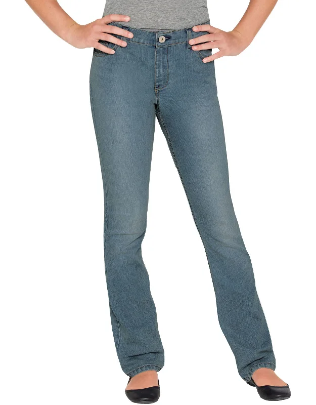 Dickies Girls Slim Fit Bootcut Denim Jeans, Sizes 7-16