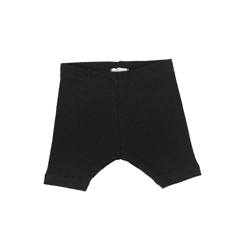 women's hot shortsLil Legs Ribbed Shorts - Black