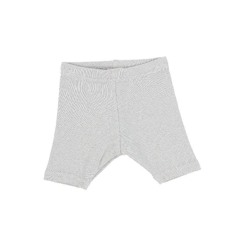 women's fair-trade shortsLil Legs Ribbed Shorts - Light Grey