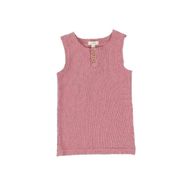 women's tops for creating capsule wardrobesLil Legs Ribbed Tank - Blush