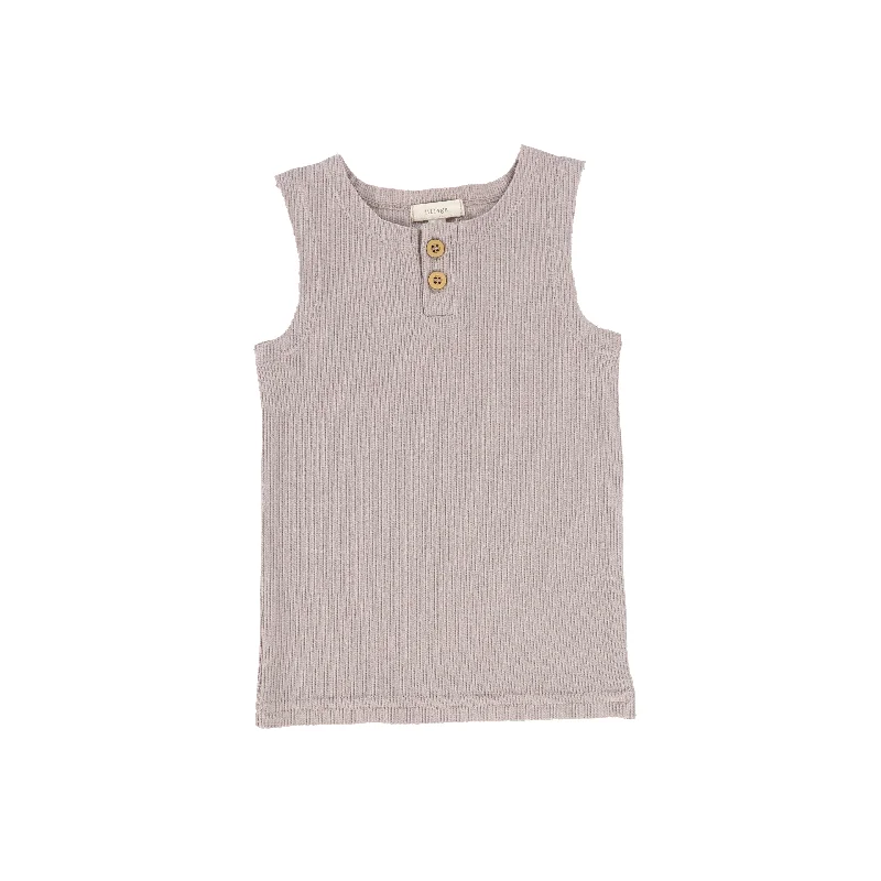 women's tops for those who love to experiment with fashionLil Legs Ribbed Tank - Taupe