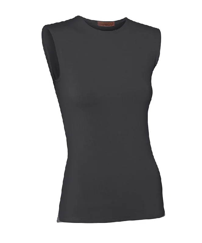 women's tops for those who want to stay updated with the latest fashion trendsPB&J Ladies Lycra Sleeveless Shell - Navy