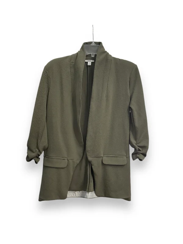 women's coats with oversized fitsBlazer By Bar Iii In Green, Size: S