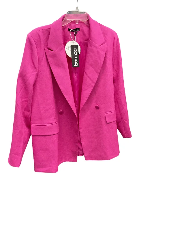 women's coats for relaxed weekendsBlazer By Boohoo Boutique In Pink, Size: 10