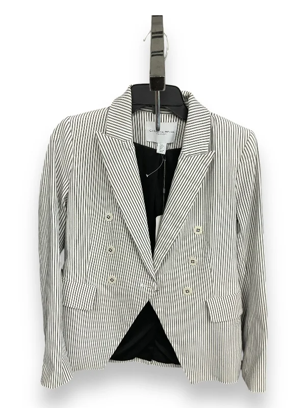 women's bomber jackets and coatsBlazer By Carolina Belle In Striped Pattern, Size: S