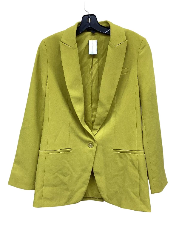 women's coats for breastfeeding mothersBlazer By Express In Yellow, Size: S