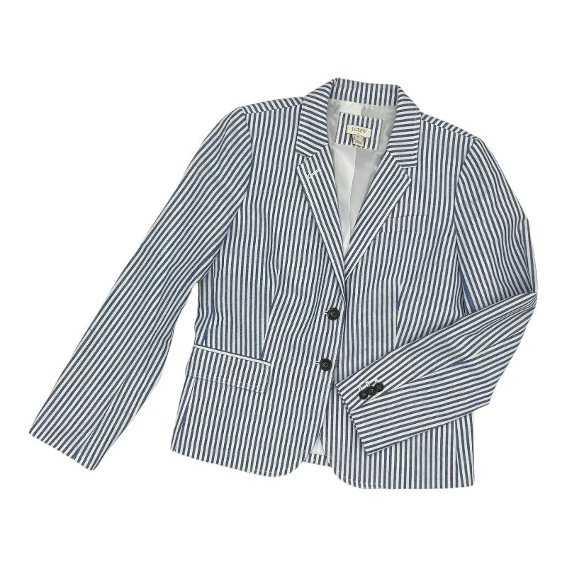 women's coats for cold weatherBlazer By J. Crew In Blue & White, Size:M