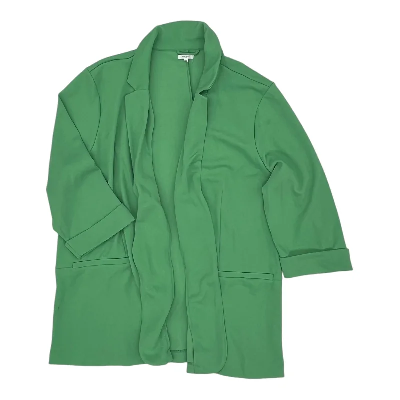 casual women's coatsBlazer By Maurices In Green, Size:3X