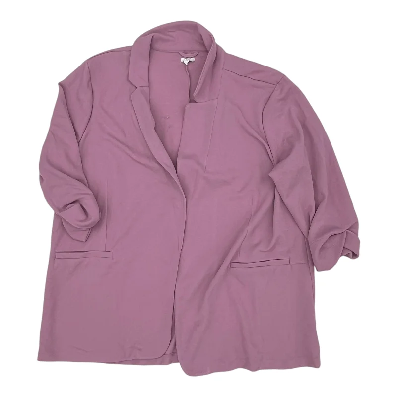 women's coats with zippersBlazer By Maurices In Pink, Size:3X