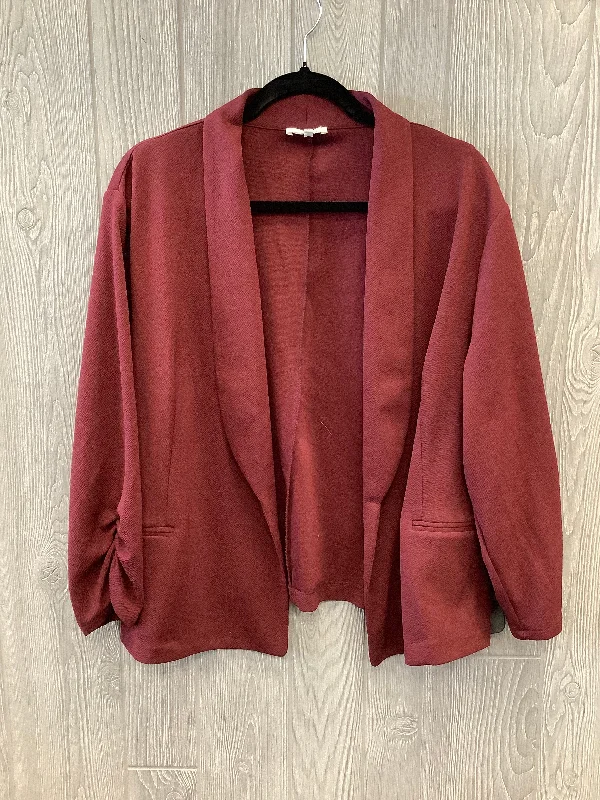 women's coats for black-tie affairsBlazer By Maurices In Red, Size: 3x