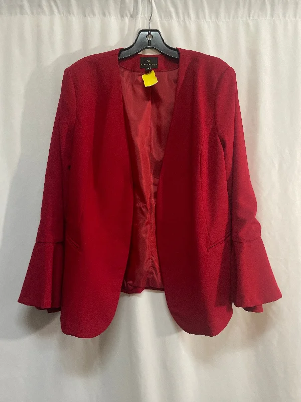 women's stylish coatsBlazer By Worthington In Red, Size: Xl