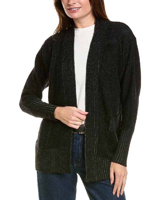 Trendy SweatersForte Cashmere Plaited Wool & Cashmere-Blend Cardigan