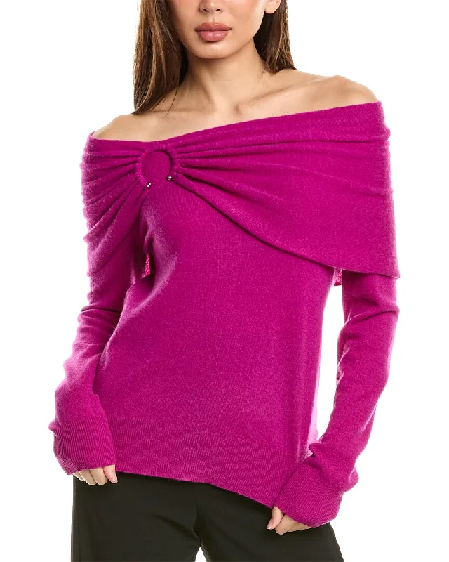 Trendy SweatersInCashmere Ring Cashmere Sweater