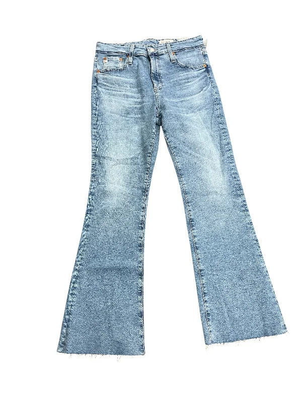 Jeans Boot Cut By Ag Jeans In Blue Denim, Size: 10