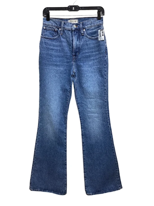 Jeans Flared By Madewell In Blue Denim, Size: 2