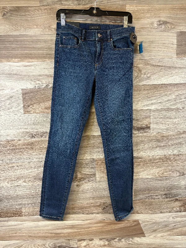 Jeans Skinny By Ann Taylor In Blue Denim, Size: 2