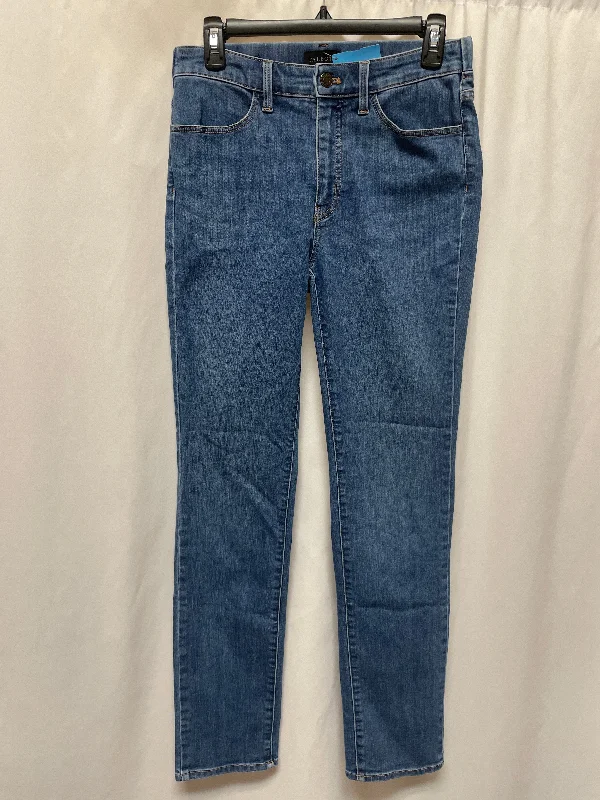 Jeans Skinny By Talbots In Blue Denim, Size: 6