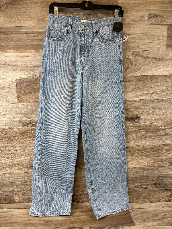 Jeans Wide Leg By Levis In Blue Denim, Size: 2