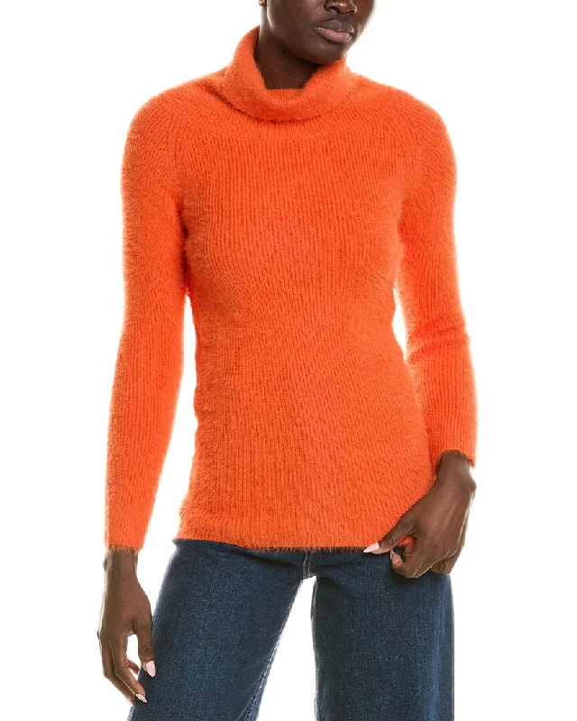 Fitted High-Quality Wool Sweaterso.p.t. Mishra Eyelash Sweater