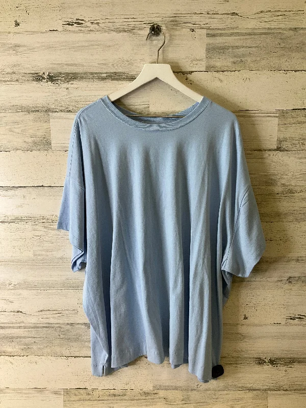 camisoles for womenTop Short Sleeve Basic By Old Navy In Blue, Size: 4x