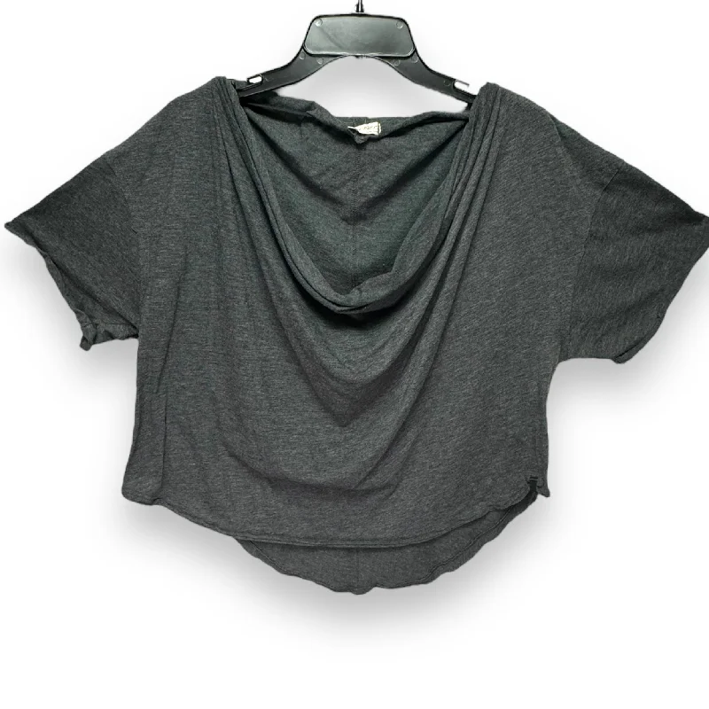 women's tops for relaxed weekendsTop Short Sleeve By We The Free In Grey, Size: M